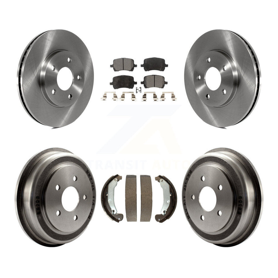 Front Rear Disc Brake Rotors Ceramic Pads And Drum Kit For Chevrolet HHR K8T-103574