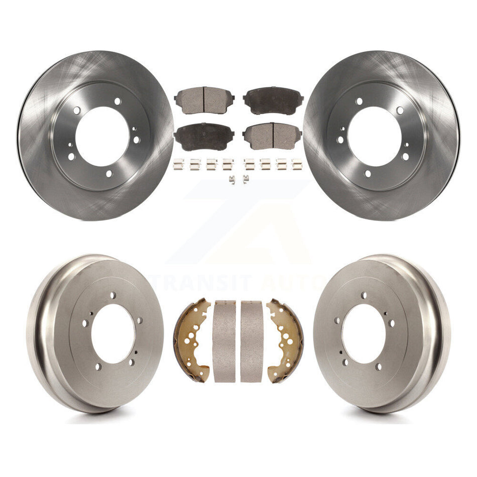 Front Rear Disc Brake Rotors Ceramic Pads And Drum Kit For Suzuki XL-7 K8T-103616