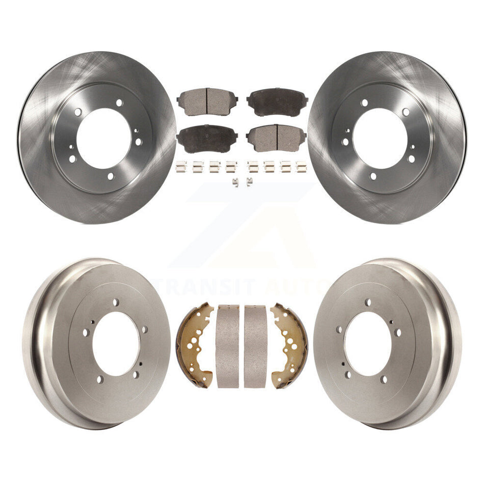 Front Rear Disc Brake Rotors Ceramic Pads And Drum Kit For Suzuki XL-7 K8T-103616