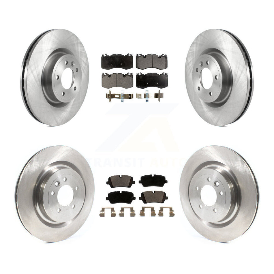 Front Rear Disc Brake Rotors And Ceramic Pads Kit For Land Rover Range Sport With 363mm Diameter Rotor K8T-103854