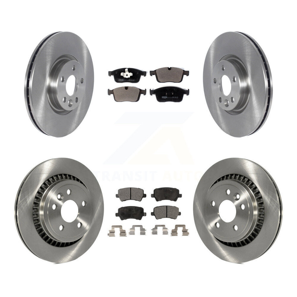Front Rear Disc Brake Rotors And Ceramic Pads Kit For Volvo XC60 K8T-103855