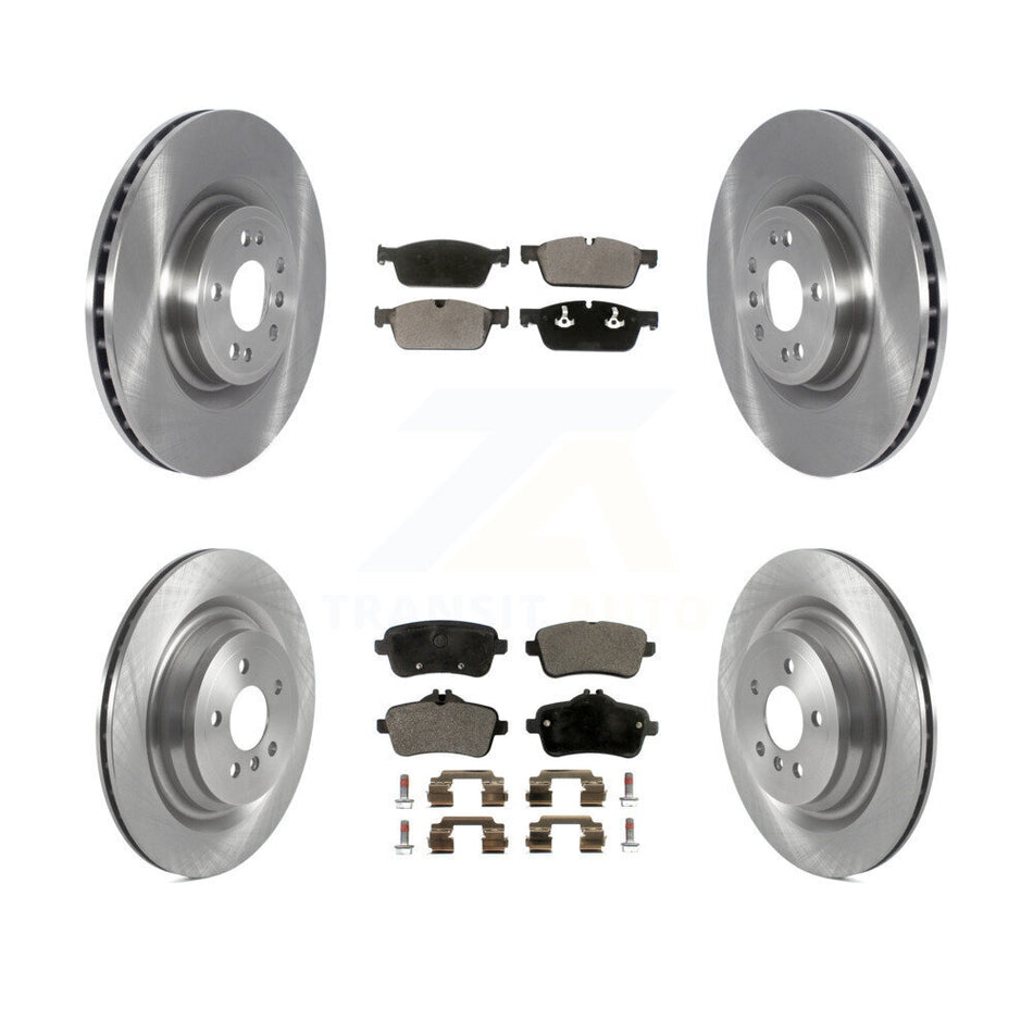 Front Rear Disc Brake Rotors And Ceramic Pads Kit For 2017 Mercedes-Benz GLS350d K8T-103865