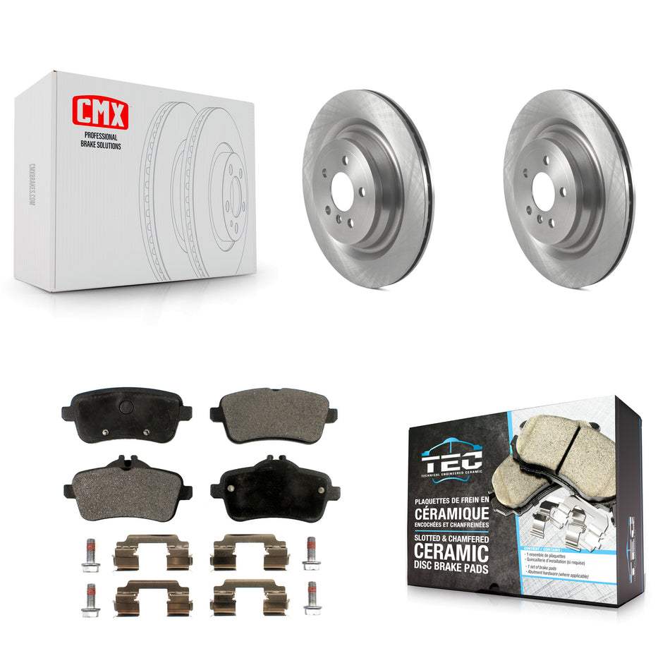 Rear Disc Brake Rotors And Ceramic Pads Kit For Mercedes-Benz GLS450 GL450 GLS550 GL350 GL550 ML400 ML250 ML63 AMG GLS350d K8T-103912