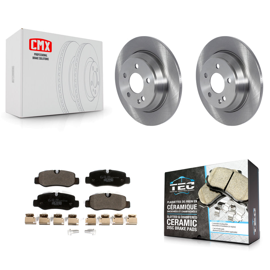 Rear Disc Brake Rotors And Ceramic Pads Kit For Mercedes-Benz Metris K8T-103917