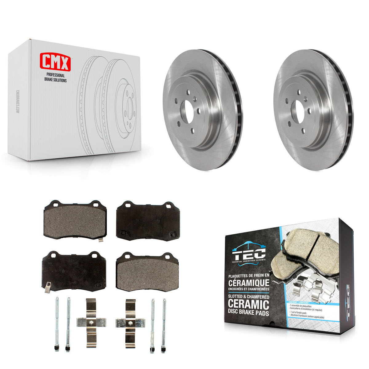 Rear Disc Brake Rotors And Ceramic Pads Kit For 2016 Tesla S From 04 16 K8T-103922