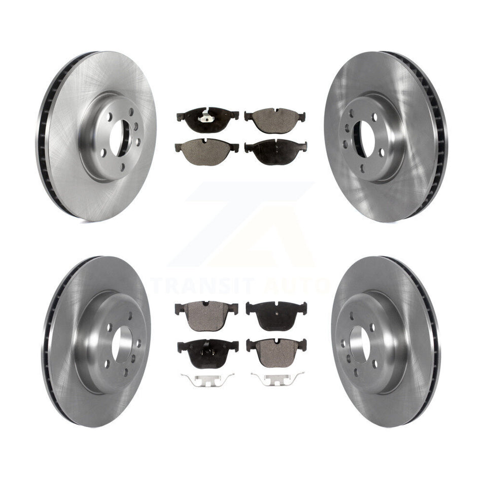 Front Rear Disc Brake Rotors And Ceramic Pads Kit (6Pc) For BMW 740Li 740i 535i GT xDrive ActiveHybrid 7 K8T-103938