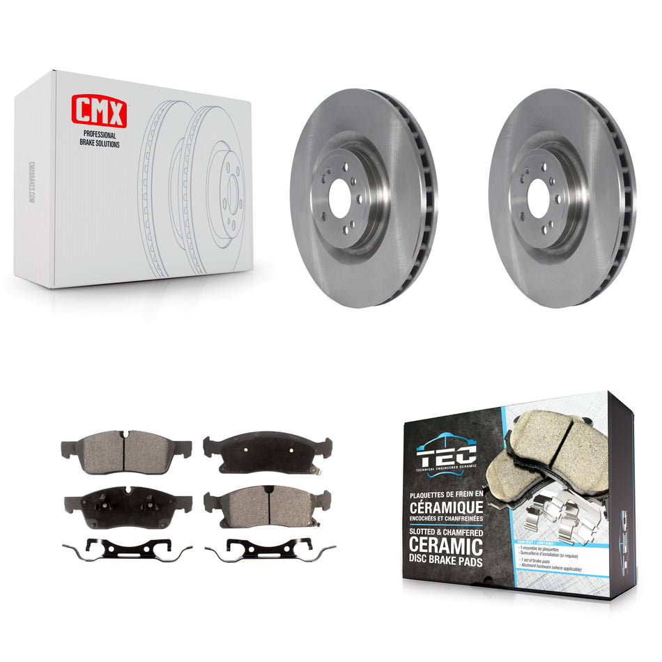 Front Disc Brake Rotors And Ceramic Pads Kit For Mercedes-Benz ML350 GLS450 GL450 GL350 ML400 ML250 K8T-103941