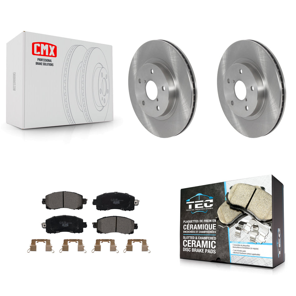 Front Disc Brake Rotors And Ceramic Pads Kit For Subaru Forester K8T-103942