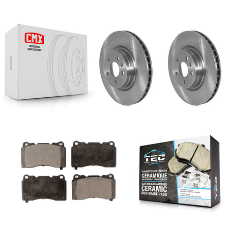 Front Disc Brake Rotors And Ceramic Pads Kit For Tesla S X K8T-103948