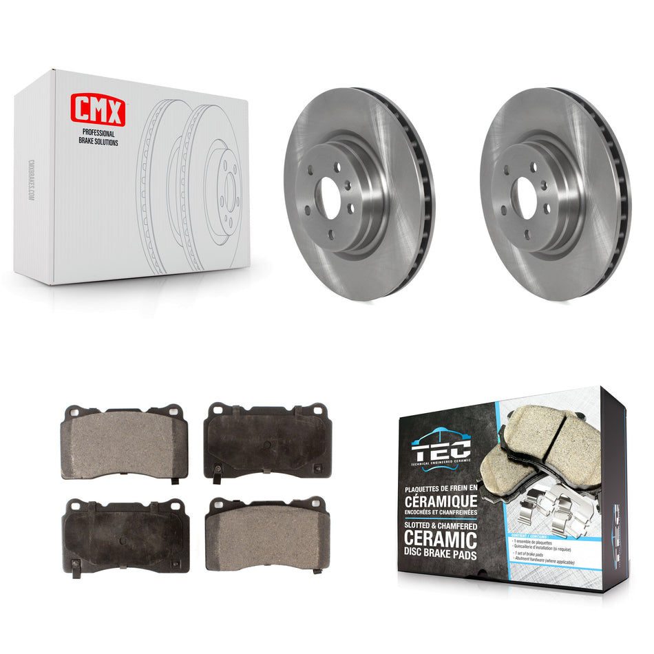 Front Disc Brake Rotors And Ceramic Pads Kit For Tesla S X K8T-103948