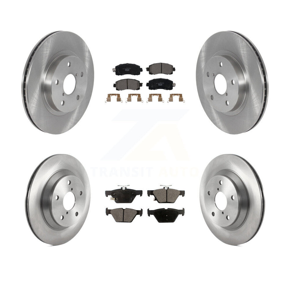 Front Rear Disc Brake Rotors And Ceramic Pads Kit For Subaru Forester K8T-103950