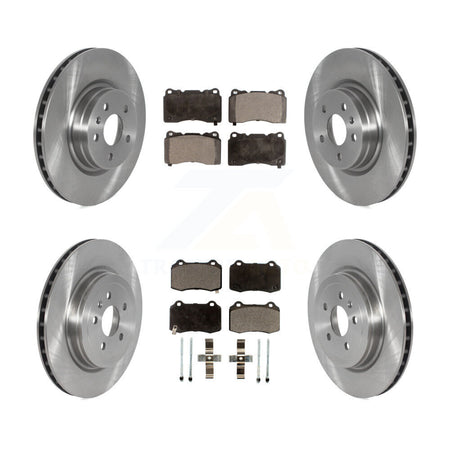 Front Rear Disc Brake Rotors And Ceramic Pads Kit For 2016 Tesla S From 04 16 K8T-103964
