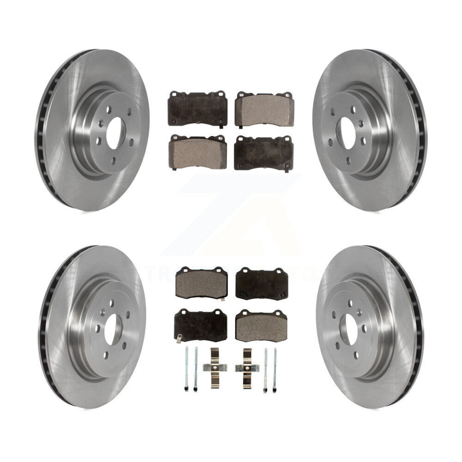 Front Rear Disc Brake Rotors And Ceramic Pads Kit For 2016 Tesla S From 04 16 K8T-103964