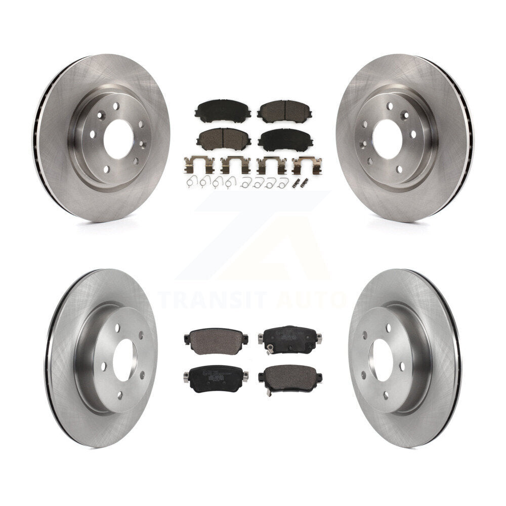 Front Rear Disc Brake Rotors And Ceramic Pads Kit For Nissan Rogue Sport Qashqai K8T-103992