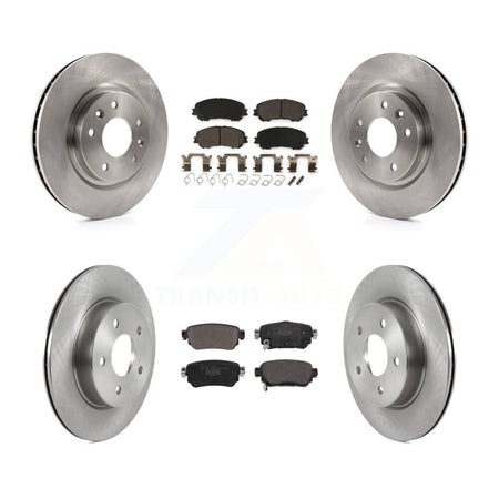 Front Rear Disc Brake Rotors And Ceramic Pads Kit For Nissan Rogue Sport Qashqai K8T-103992