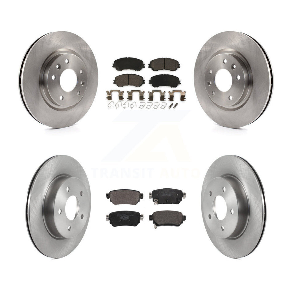Front Rear Disc Brake Rotors And Ceramic Pads Kit For Nissan Rogue Sport Qashqai K8T-103992