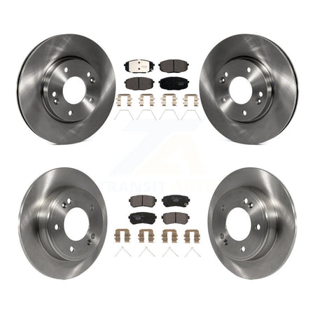Front Rear Disc Brake Rotors And Ceramic Pads Kit For Hyundai Kona Kia Seltos K8T-103995