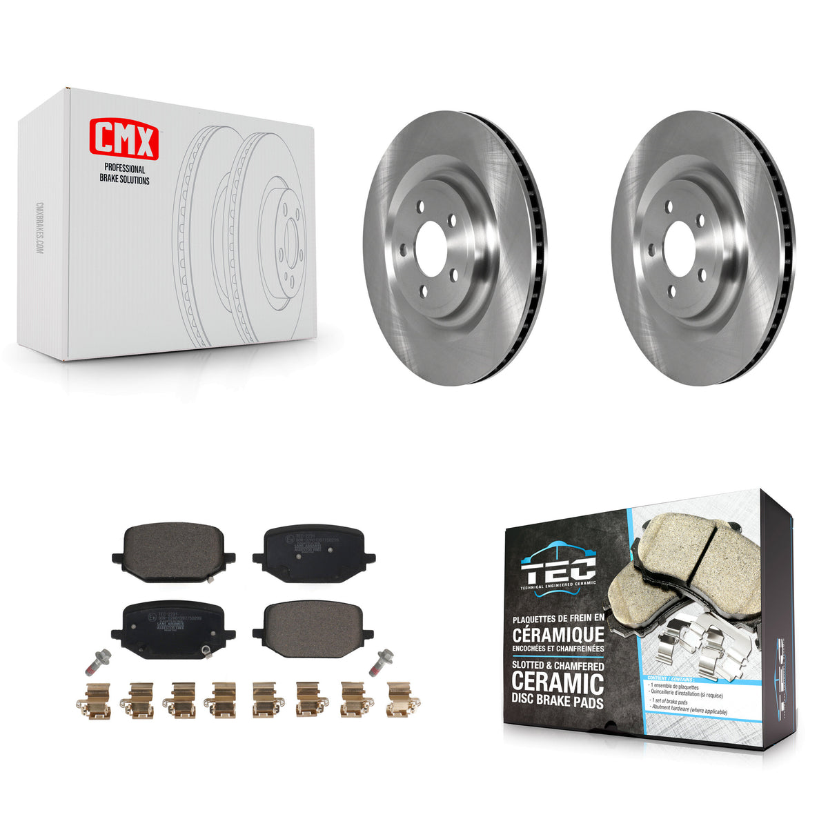 Rear Brake Rotor And Ceramic Pad Kit For Ford Explorer Lincoln Aviator Police Interceptor K8T-104016