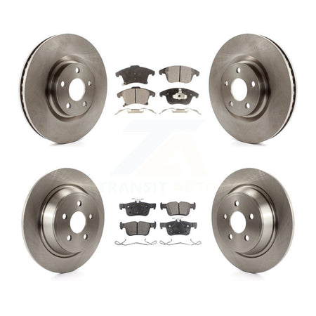 Front Rear Disc Brake Rotors And Ceramic Pads Kit For 2019-2020 Ford SSV Plug-In Hybrid K8T-104084