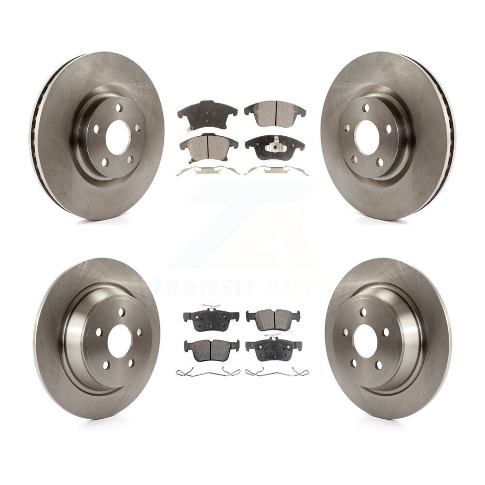 Front Rear Disc Brake Rotors And Ceramic Pads Kit For 2019-2020 Ford SSV Plug-In Hybrid K8T-104084