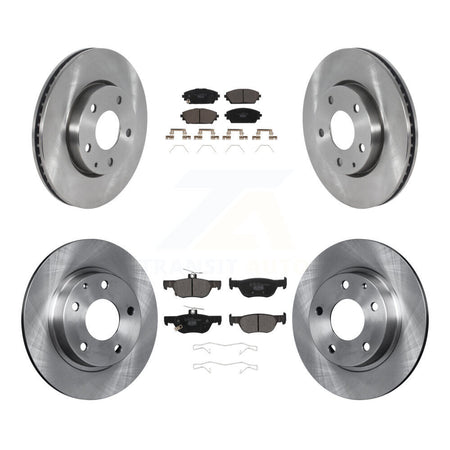 Front Rear Disc Brake Rotors And Ceramic Pads Kit For Mazda 3 Sport FWD K8T-104092