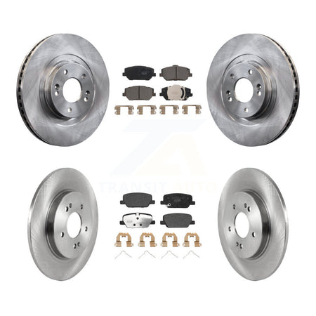 Front Rear Disc Brake Rotors And Ceramic Pads Kit For 2019-2020 Hyundai Santa Fe K8T-104094