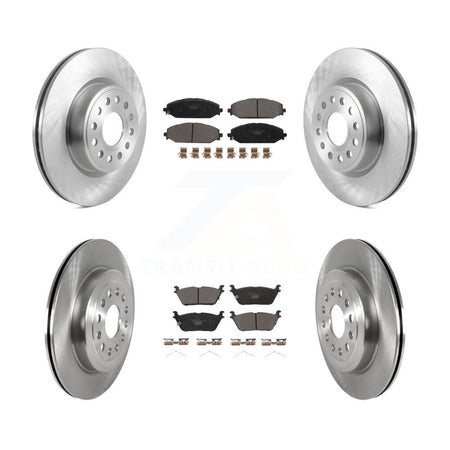 Front Rear Disc Brake Rotors And Ceramic Pads Kit For Ram 1500 K8T-104097