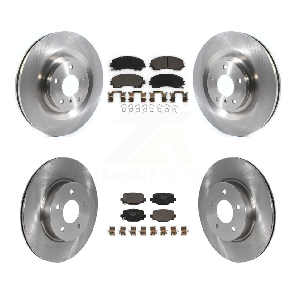 Front Rear Disc Brake Rotors And Ceramic Pads Kit For INFINITI QX50 QX55 K8T-104119