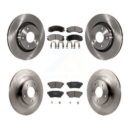 Front Rear Disc Brake Rotors And Ceramic Pads Kit For Mitsubishi Outlander PHEV K8T-104135