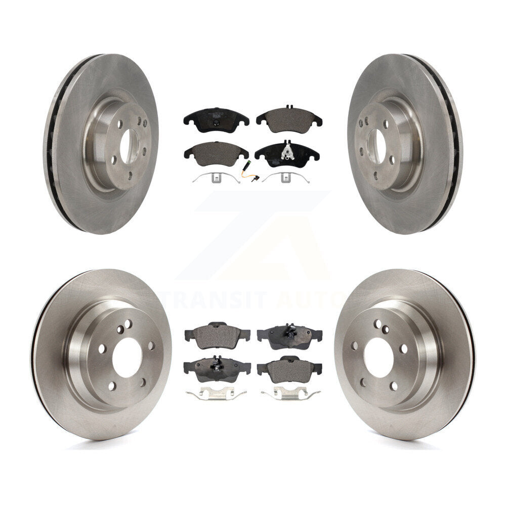 Front Rear Disc Brake Rotors And Ceramic Pads Kit For Mercedes-Benz E400 K8T-104161