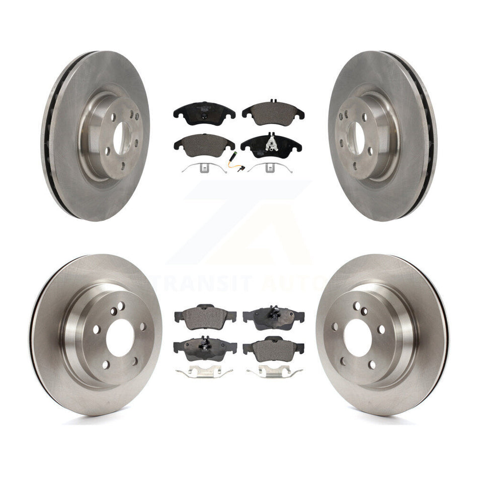 Front Rear Disc Brake Rotors And Ceramic Pads Kit For Mercedes-Benz E400 K8T-104161