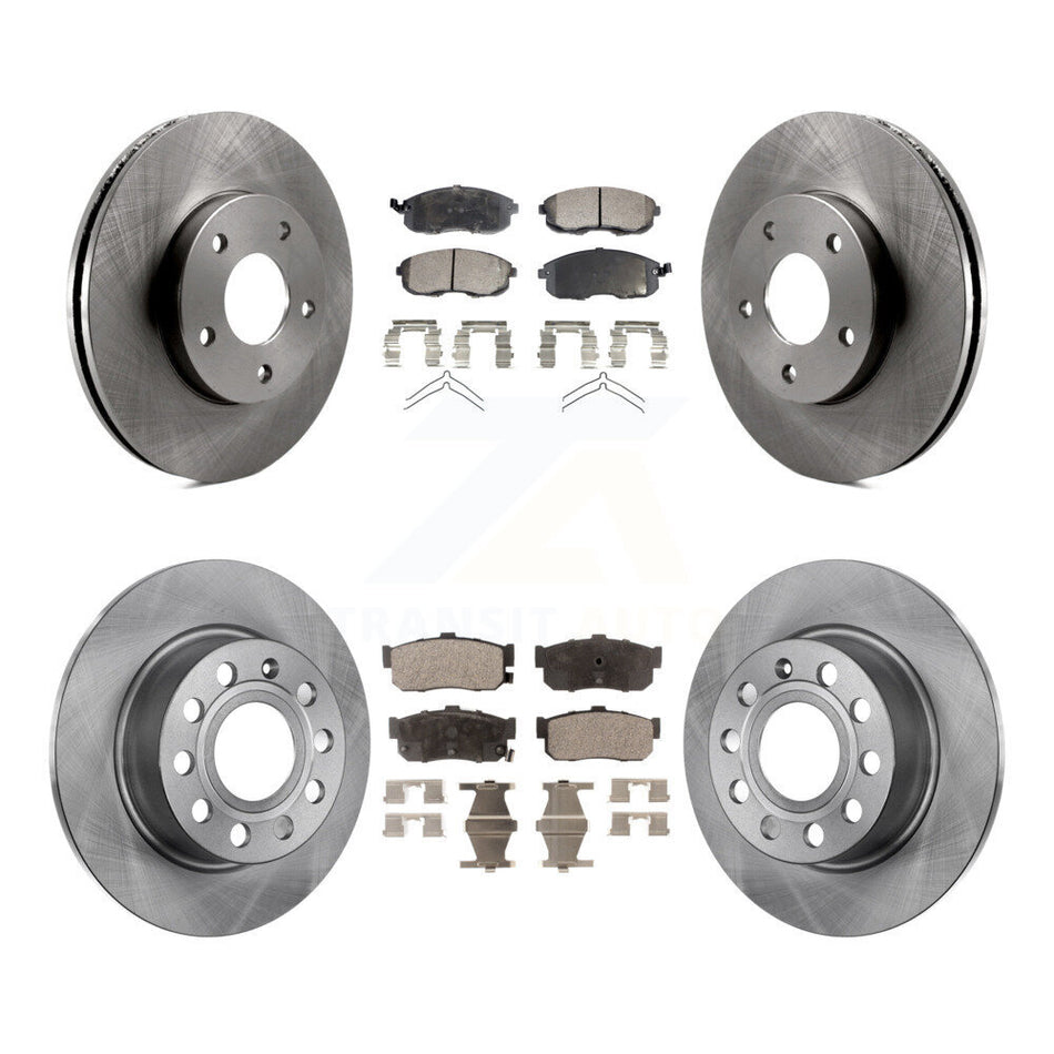 Front Rear Disc Brake Rotors And Ceramic Pads Kit For 1999 Nissan Maxima From 04 K8T-104168