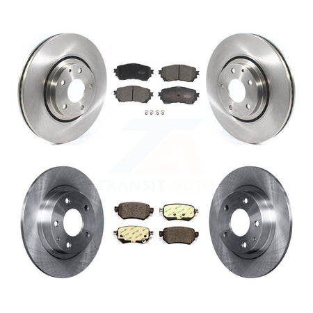 Front Rear Disc Brake Rotors And Ceramic Pads Kit For 2021 Mazda 6 Turbocharged K8T-104169