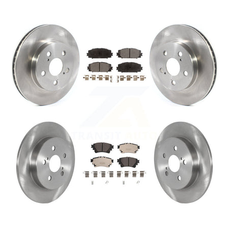 Front Rear Brake Rotor And Ceramic Pad Kit For Toyota Corolla With Electric Parking K8T-104241