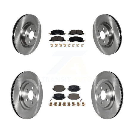 Front Rear Disc Brake Rotors And Ceramic Pads Kit For Lincoln Aviator K8T-104250