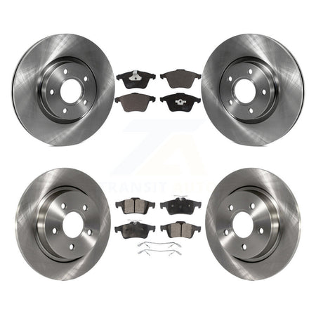 Front Rear Disc Brake Rotors And Ceramic Pads Kit For Volvo S40 K8T-104262