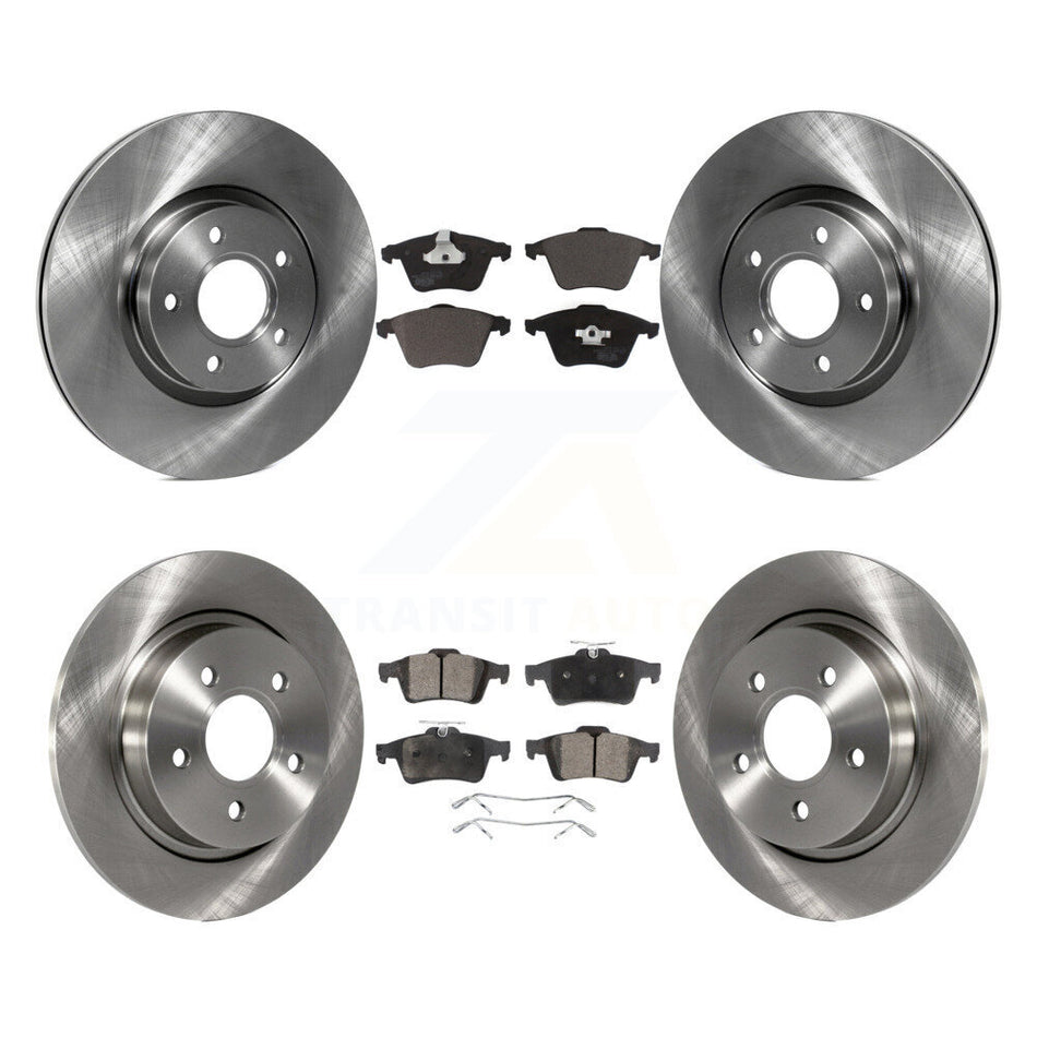 Front Rear Disc Brake Rotors And Ceramic Pads Kit For Volvo S40 K8T-104262