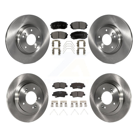 Front Rear Disc Brake Rotors And Ceramic Pads Kit For Hyundai Elantra GT Kia Forte5 K8T-104300