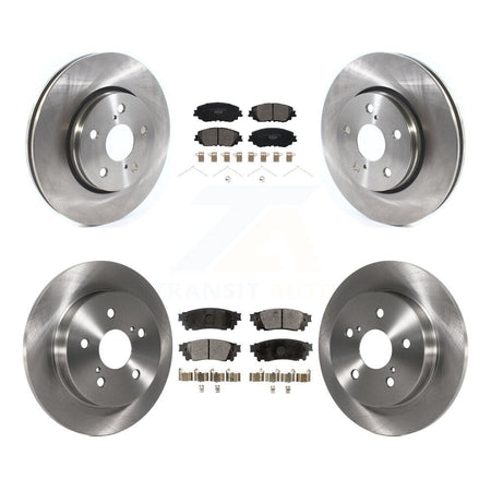 Front Rear Disc Brake Rotors And Ceramic Pads Kit For Toyota C-HR K8T-104325