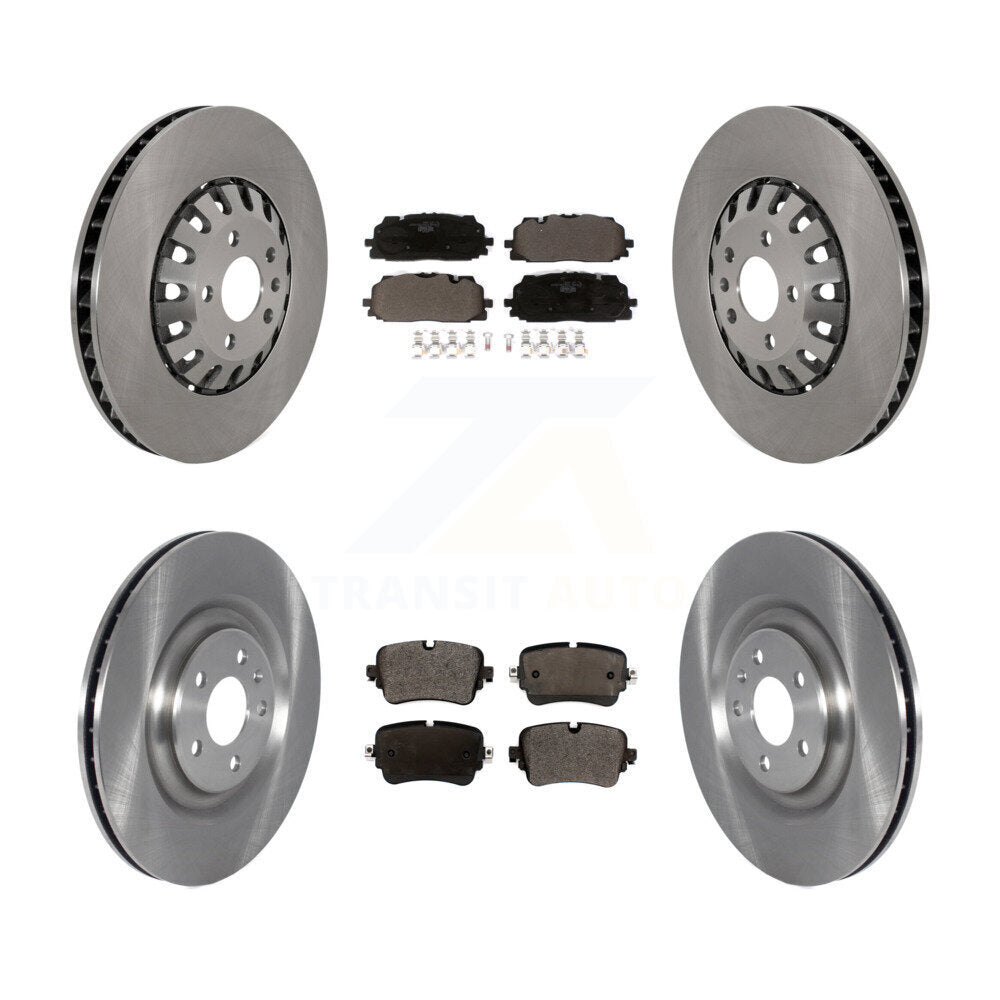 Front Rear Disc Brake Rotors And Ceramic Pads Kit For 2019 Audi Q8 A8 Quattro K8T-104371