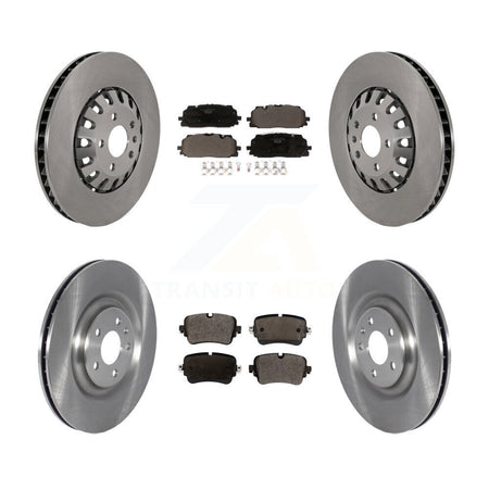 Front Rear Disc Brake Rotors And Ceramic Pads Kit For 2019 Audi Q8 A8 Quattro K8T-104371