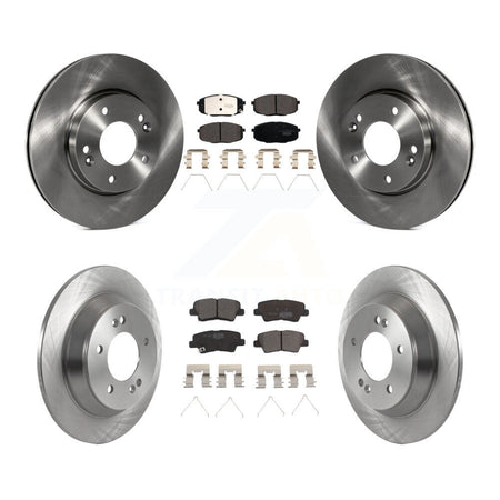 Front Rear Brake Rotors Ceramic Pad Kit For 2022 Hyundai Kona With Electric Parking K8T-104407