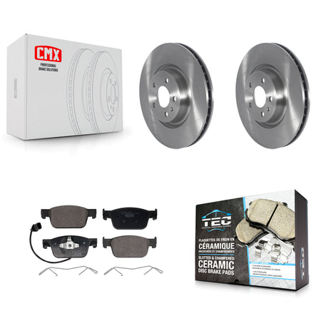 Front Disc Brake Rotors And Ceramic Pads Kit For Audi A4 Quattro K8T-104414