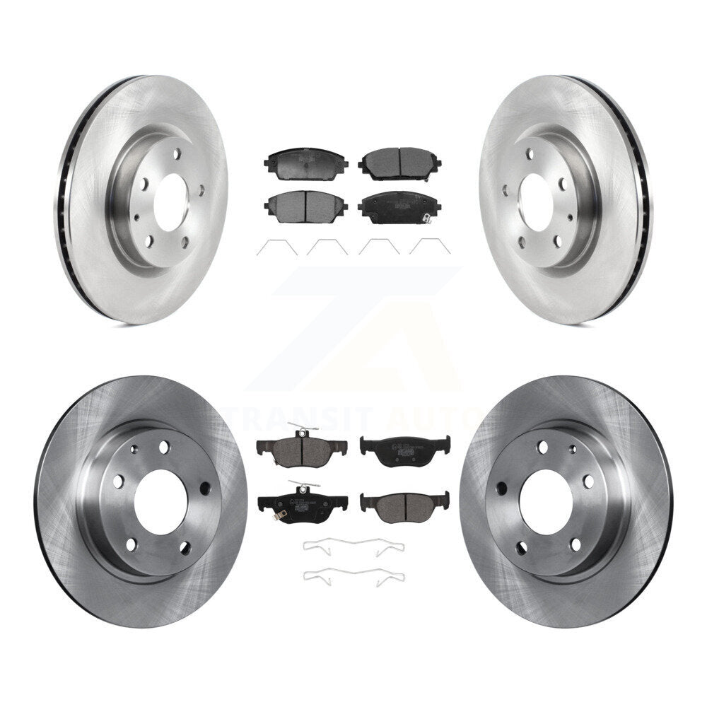 Front Rear Brake Rotor And Ceramic Pad Kit For Mazda CX-30 With 264mm Diameter K8T-104462