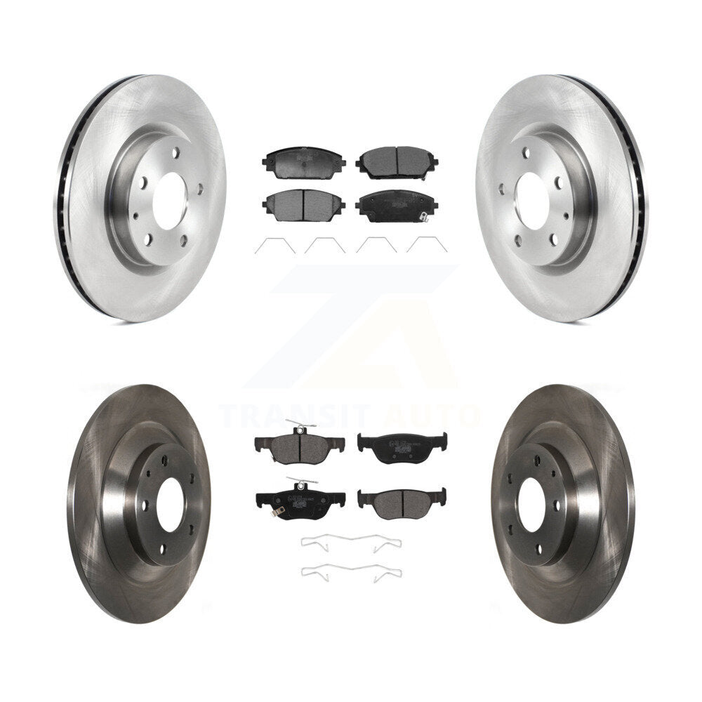 Front Rear Brake Rotor And Ceramic Pad Kit For Mazda CX-30 With 302mm Diameter K8T-104463