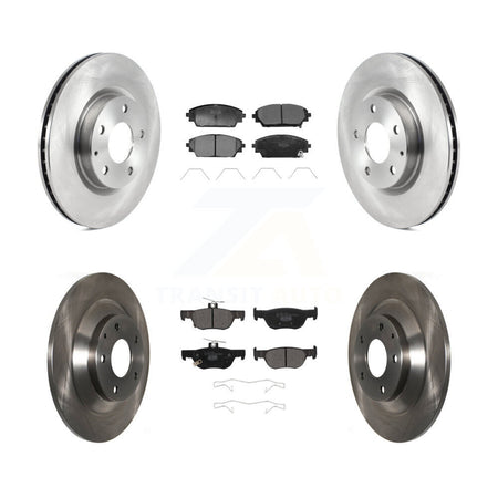 Front Rear Brake Rotor And Ceramic Pad Kit For Mazda CX-30 With 302mm Diameter K8T-104463