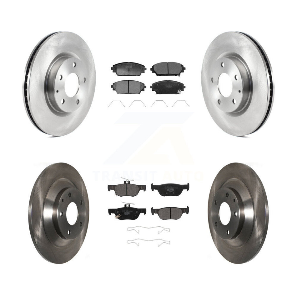 Front Rear Brake Rotor And Ceramic Pad Kit For Mazda CX-30 With 302mm Diameter K8T-104463