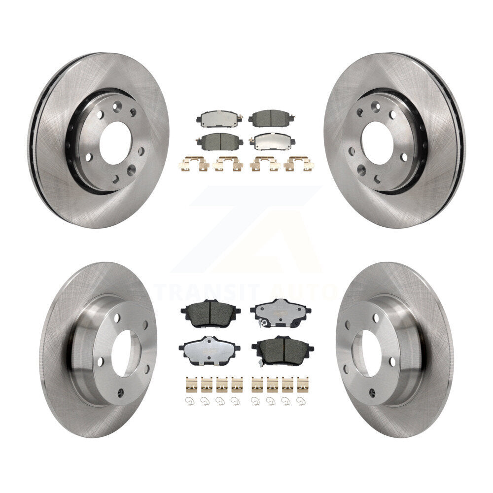 Front Rear Disc Brake Rotors Ceramic Pad Kit For 2020-2023 Nissan Sentra rear brakes K8T-104476