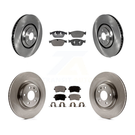 Front Rear Brake Rotor Ceramic Pad Kit For 14-17 Audi SQ5 With 380mm Diameter K8T-104480