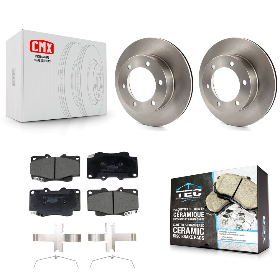 Front Disc Brake Rotors And Ceramic Pads Kit For Toyota Tacoma K8T-104501